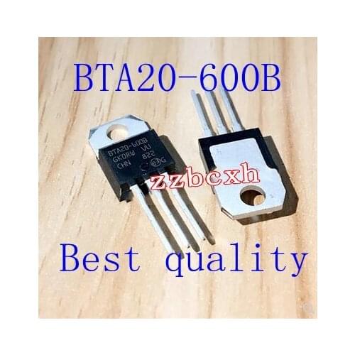 Free shipping 5PCS/LOT New original BTA20-600B TO-220 20A 600V The bidirectional thyristor