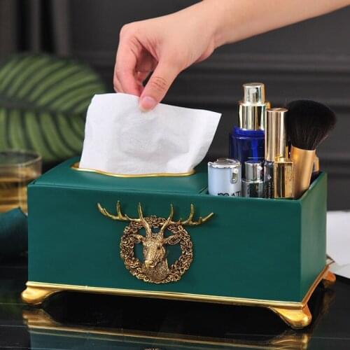 Cover Napkin Creative Tissue Box Toilet Paper Holder Organizer Storage Tissue Boxes Creative Servilletero Wipe Case BW50ZJ