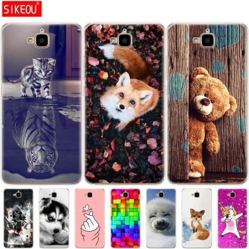 Silicon Case For Huawei Honor 4C Pro Case for Honor 4C Pro Soft TPU Back Phone Cover for Huawei Y6 Pro 2015 TIT-L01 TIT-TL00 bag