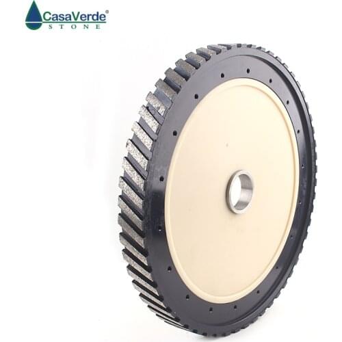 DC-SCGW1640 diamond silent core milling wheel D400mm segment wide 40mm for grinding granite and marble