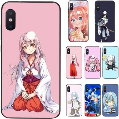 FHNBLJ That Time I Got Reincarnated as a Slime Phone Case for Xiaomi Redmi 5 5Plus 6 6A 4X 7 7A 8 8A 9 Note 5 5A 6 7 8 8Pro 8T 9