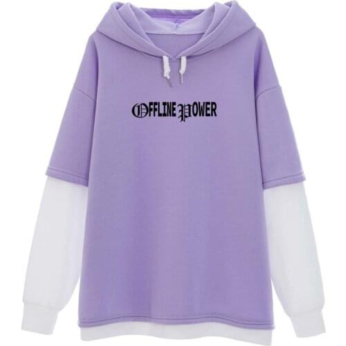 Letter Graphic Oversized Hoodie Women Casual Pullover Hip Hop Long Sleeve Drawstring Sweatshirt Kawaii Hoodies Cute Clothes