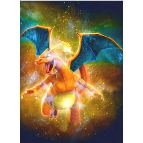 Full Square Round Drill Diamond Embroidery Cartoon Dinosaur Cross Stitch Mosaic Picture Of Rhinestones Diamond PaintingZP-4320