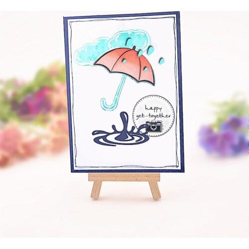 Water droplets on the ground Cutting dies metal crafts paper die-cutting /DIY embossing Easter and New Year Scrapbooking