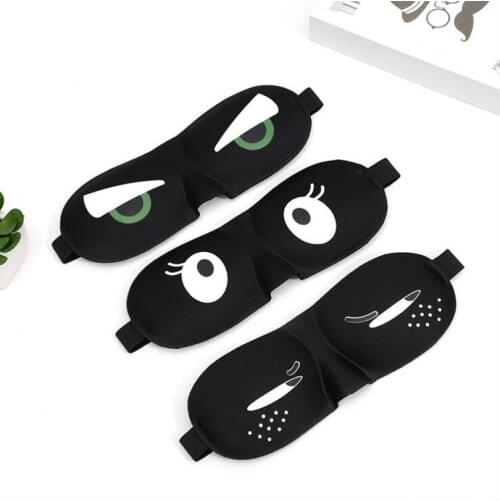 20pcs/lot Creative 3D Sharp eyes Sleeping Eye Mask Portable Travel Eye Shade Bandage on Eyes for Sleeping MR083