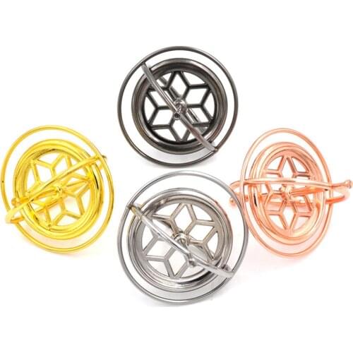 Creative Scientific Educational Metal Finger Gyroscope Gyro Top Pressure Relieve Classic Toy Kids Gift Learning Toy