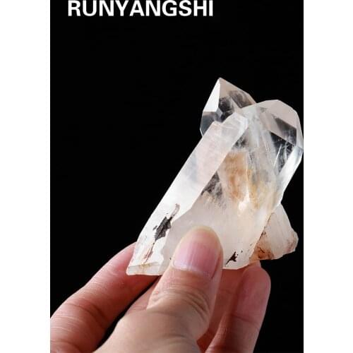 1PC Natural Raw Clear quartz Cluster White Crystal Healing stone Specimen Home Decoration Crafts Ornament
