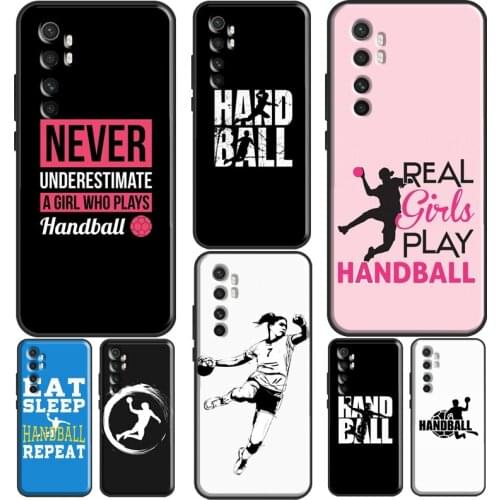 Handball Sport Funda For POCO X3 Pro F3 M3 Case For Xiaomi Mi 11 Ultra Mi Note 10 Lite 9T 10T Pro Cover