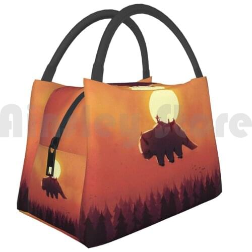 Cooler Lunch Bag Picnic Bag The End Of All Things Other People Translated Aang Appa Sokka Katara Zuko Toph