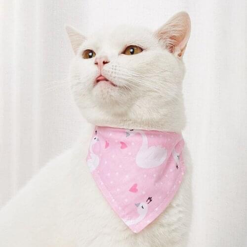 Pet Triangle Necktie Soft Comfortable Adjustable Dog Bibs Neckerchief Scarf Dog Saliva Towel Pet Collar Saliva Towel