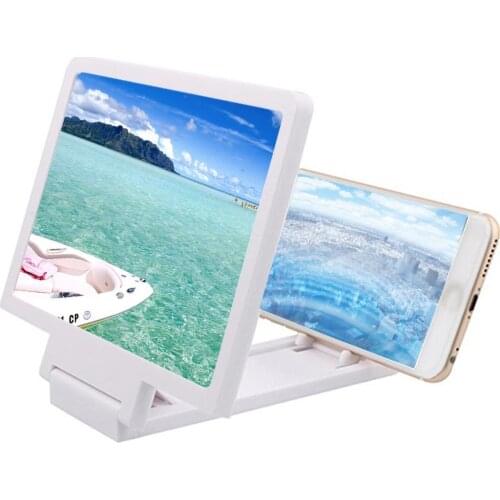 Universal Smartphone Holder Anti-Radiation Phone Screen Magnifier Glass HD Movie Video Enlarge Cell Phone Bracket Display Stand