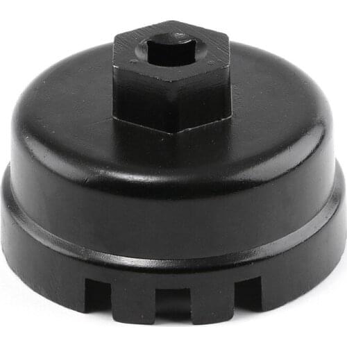 1Pc Aluminum Car Oil Filter Cover Cap Wrench Socket Remover Tool for Toyota 4 Cylinder (1800CC - 2000CC) car disassembly tool