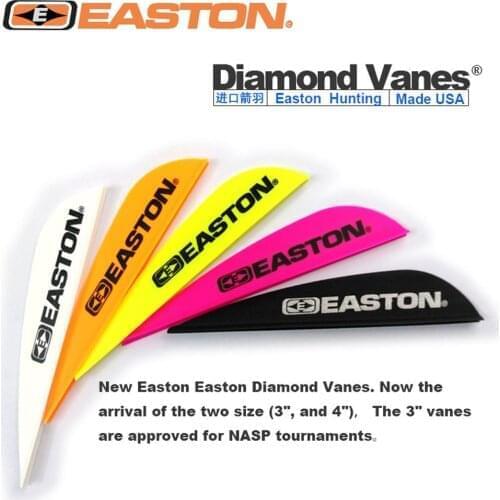 60pcs 3.8" Easton Vane for Carbon Fiberglass Bolts Arrow Archery Accessories Outdoor Sport Free Shipping