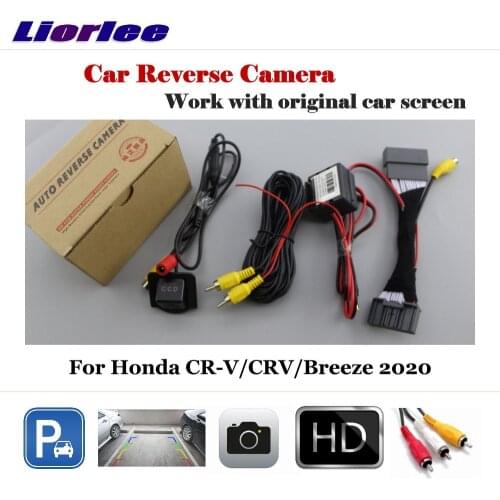 Car Reverse Camera For Honda CR-V CRV Breeze 2020 Auto Parking Rear View Backup Back Camera Display HD CCD Accessories