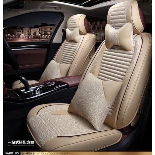 TO YOUR TASTE auto accessories universal luxury leather car seat cushions for Cadillac CTS CT6 SRX Escalade SLS ATSL XTS XT5 ATS