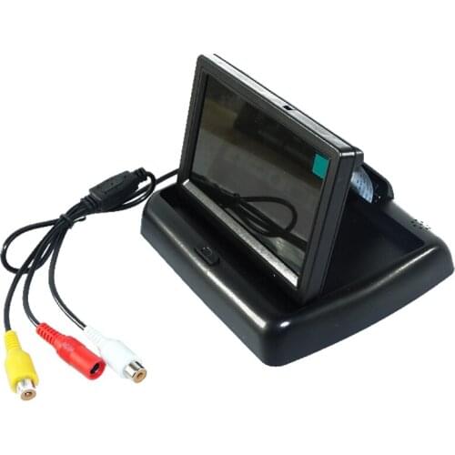 800*480 4.3" car backup monitor LCD +Excellent quality 170 angle car rear camera for AUDI A6L 2009~2011 /A4 /A3/ Q7 /S5