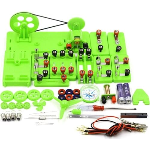 Basic Circuit Electricity Magnetism Learning Kit Physics Aids Kids Education Toy Blocks Kit funny Toy Physics Development Toy