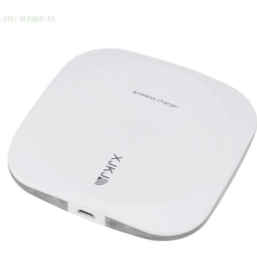 Qi Wireless Charger for Samsung IPhone Fast Charging Ultra-thin Charging Cradle Universal Square Charger Smart Charging 10pcs