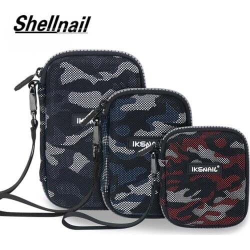 Shellnail Military Earphone Case Hard Drive Carrying Pouch Airpods Bags For Portable External HDD Power Bank Digital Accessories