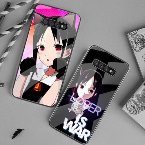 Shinomiya Kaguya sama Love Is War Phone Case Tempered Glass For Samsung S20 Plus S7 S8 S9 S10 Plus Note 8 9 10 Plus
