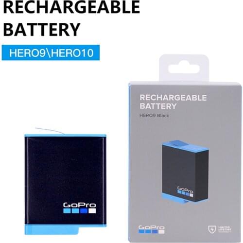GoPro HERO9 Black Rechargeable Camera Battery Offcial Original Rechargeable Battery Go Pro Accessories Fit for HERO9 Black