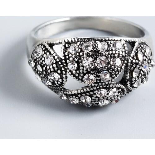 Black Geometric Round Micro Inlaid Zircon Ring Women Glamour Ring Women Fashion Party Ring Girlfriend Surprise Gift