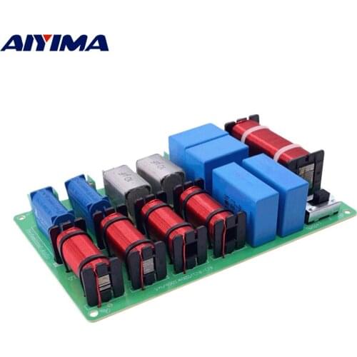 AIYIMA 300W Speaker Crossover Dual Treble + Midrange + Woofer Audio 4 Way Crossover Frequency Divider 4-8 Ohm For Home Audio