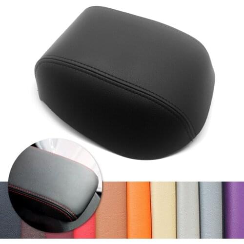 For VW Golf 7 MK7 2014 2015 2016 Car Interior Center Armrest Console Lid Box Microfiber Leather Cover Decor