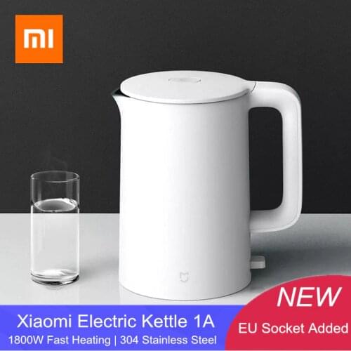 2020 New XIAOMI MIJIA Electric Kettle 1A fast boiling stainless teapot samovar kitchen Water Kettle Mi home 1.5L Insulation