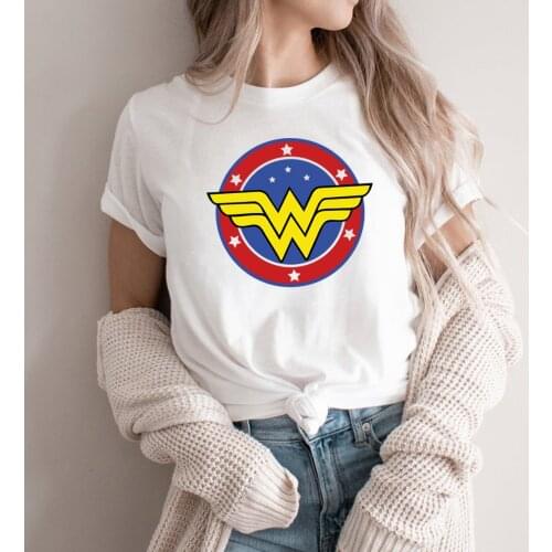 Wonder-Woman Shirt Mothers Day Gift T-Shirt Feminist Girl Power Superhero Mama Tee Wonder Mom Women Harajuku Graphic Tops