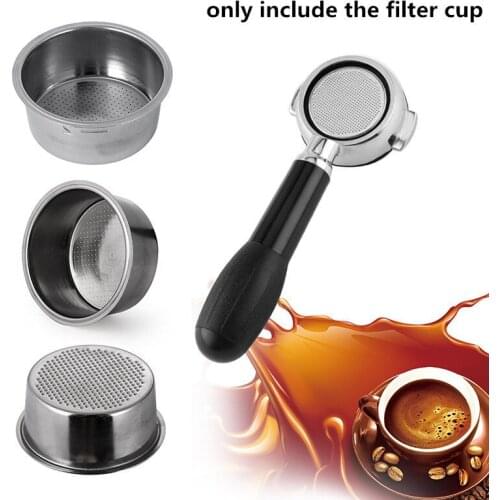 51mm Stainless Steel Coffee Filter Refillable Non Pressurized For Breville Delonghi Krups Coffee Capsule Coffeeware Filter Cup