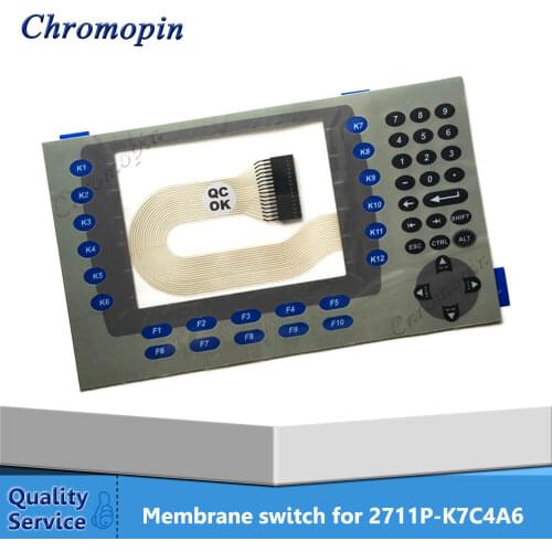 Membrane switch keyboard for AB 2711P-K7C4A6 2711P-K7C4A7 2711P-K7C4B1 2711P-K7C4B2 PanelView Plus 700 Membrane keypad