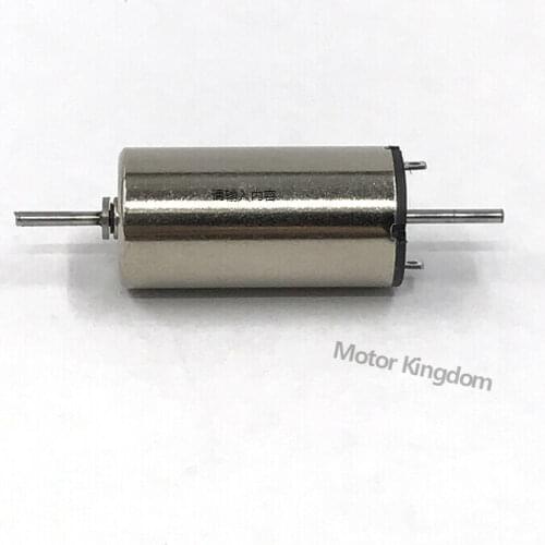 1020 10mm*20mm Mini Coreless Motor Dual Shaft Axis DC 6V 9V 12V 15000RPM High Speed RC Rail Train Engine