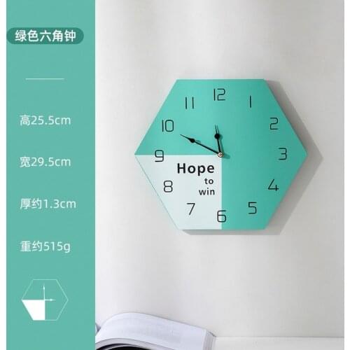 Wall Clock for Dinning Room Special Shape Wall Decorations Living Room Wall Ornament Simple Designed Clock Hanging Decorations