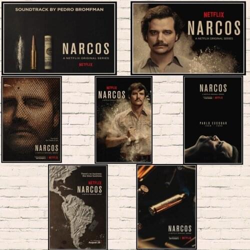 New Steve Murphy Crime Columbia Season Narcos TV series Vintage Poster Decorative DIY Wall Art Home Bar Posters Decor