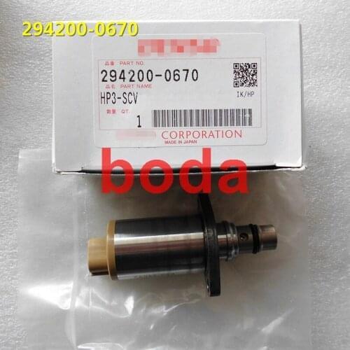 Original Suction Control Valve / Valve ASSY 294200-0670 For 6HK1 Diesel Engines 8981305080 , 8981818310