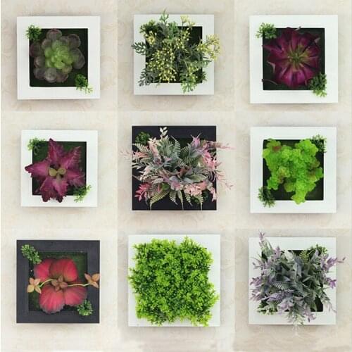 Wall decoration simulation flowers and succulents wall hangings Home Decoration Wedding Decoration