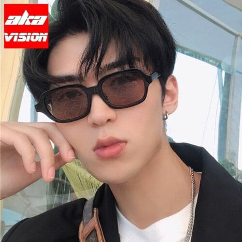AKA VISION Oval Vintage Sunglasses Women/Men Luxury Brand Eyewear Women Retro Transparent Glasses Men Street Eyewears Unisex