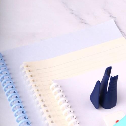 Plastic Loose Leaf Binder Ring Opener Closer for Binding Notebook Stationery 1XCE