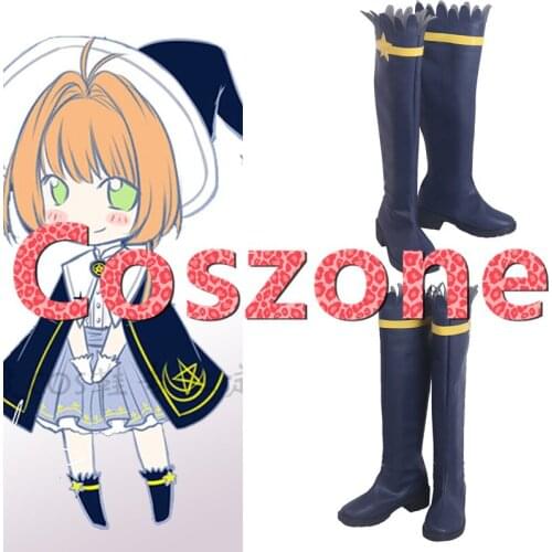 Card Captor SAKURA TOMOYO Cosplay Cardcaptor Lucky Magic Star Cosplay Shoes Boots Halloween Carnival Cosplay Costume Accessories