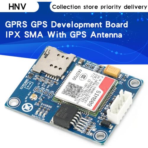 SIM808 Module GSM GPRS GPS Development Board IPX SMA with GPS Antenna Raspberry Pi Support 2G 3G 4G SIM Card