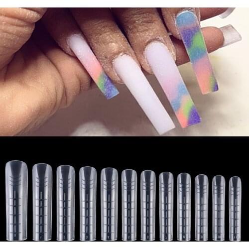 Upper Forms On Nail Forms For Building False Nail Tips Mold Extension Finger Poly UV Gel Manicure Easy Find Dual Forms