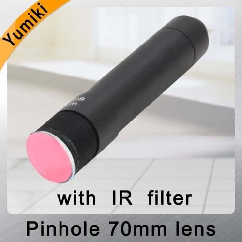 Yumiki HD 2.0Megapixel 70mm pinhole Lens, CCTV Camera Lens,M12 mount,Image Format 1", F1.6, Fixed Iris