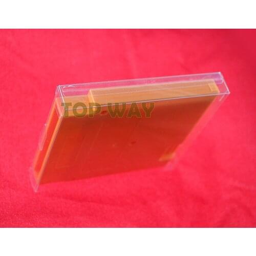 30PCS High Quality Clear transparent plastic PET game card protector case for NES cartridge game boxes replacement