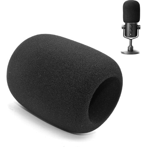 1PC Windscreen Microphone Sponge Windproof Mic Cover Foam Filter For Razer Seiren X Handy Recorder Windshield Pops