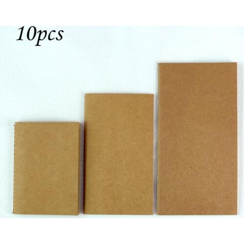 10pcs TravelerS Notebook Refill L/M/S 3 Sizes 9 types Replace Insert standard/portable/passport size krart paper diary
