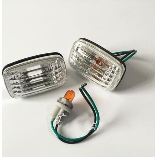2pcs Side Marker Turn Signal Light For Toyota Land Cruiser Prado LC90 2700 34001998-2002