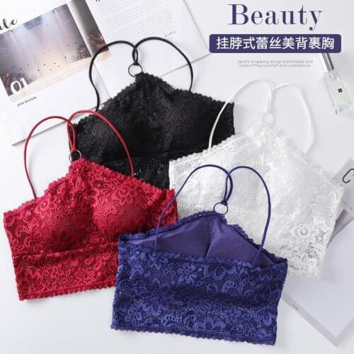 3D Sexy Lingerie Seamless Sport Bra Backless Strapless Top Bra Push Up Bralette Brassiere Women Underwear lace bra Girl vest