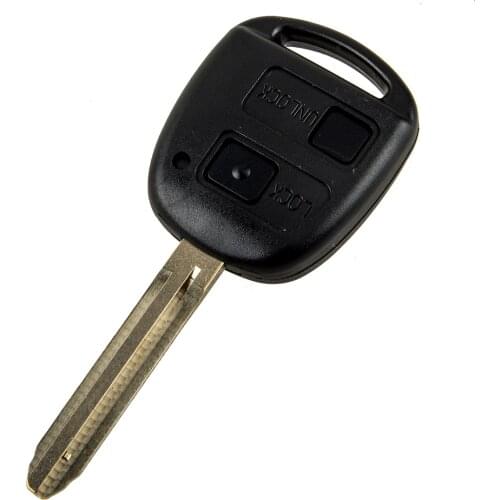 433Mhz Car 2 Buttons Remote Key Fob 4D67 Chip TOY43 Blade Fit for Toyota RAV4 Prado Tarago Kluger Avensis 50171 42050