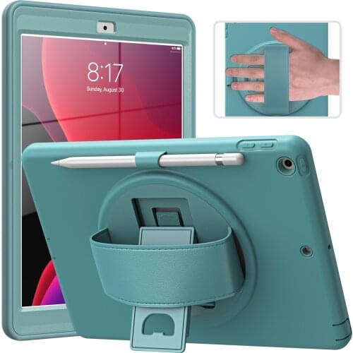 Cover For iPad 10.2 A2198 A2200 A2430 2019/2020 Case Shockproof Anti-fall Silicone Tablet Cover For iPad 10.2" 7/8th Gen Case